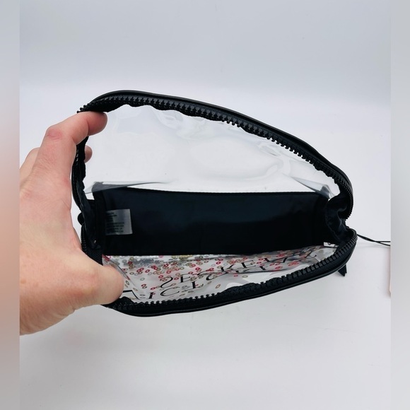 Victoria's Secret Black and Pink Cosmetic Bag - Picture 5 of 6